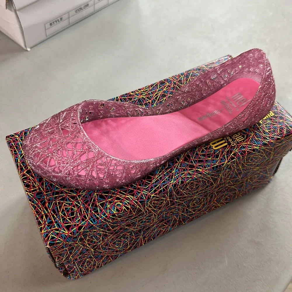 Mini Melissa Campana Pink Flat